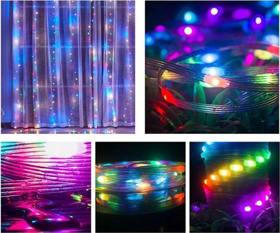Drita dekorative MBG Line Smart LED, 20m, WiFi Tuya, USB, shumëngjyrëshe