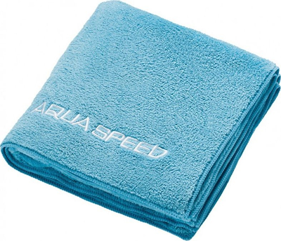 Peshqir sportiv Aqua-Speed Dry Coral, mikrofibër, 50x100 cm, i kaltër
