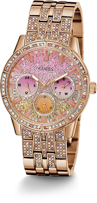 Orë dore për femra Guess Cascade GW0365L3, e artë rozë