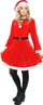 Kostum festash Malatec 22702 Mrs Claus, për të rritme, i kuq