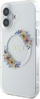 Mbulesë telefoni Guess IML Flowers Wreath për iPhone 16 Plus 6.7", MagSafe, transparente