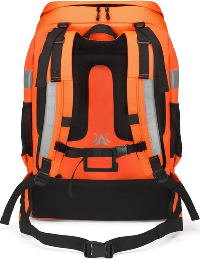 Çantë shpine për hiking Dicota HI-VIS, 65 L, portokalli