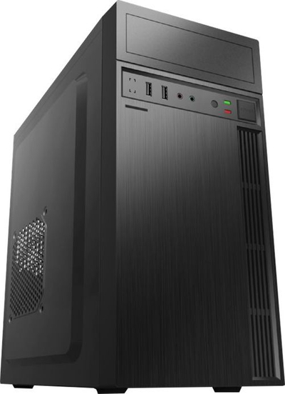Kuti kompjuteri Gembird Fornax X150, MIDI Tower, PSU 200W, e zezë