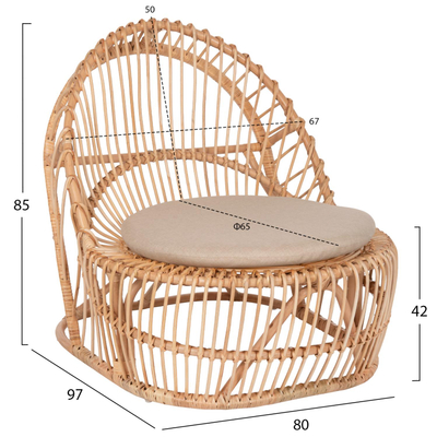 Kolltuk Entropy 80x97x85Hcm (HM9840.01)