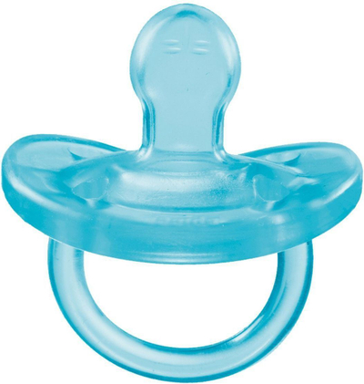 Biberon Chicco Physio Soft 0-6 muaj, silikon, 1 copë, blu