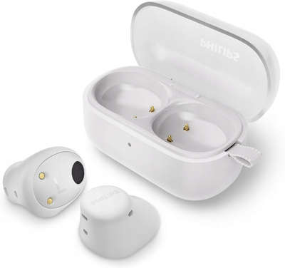 Kufje pa tela Philips TAT2149WT, in ear, me etui karikues, të bardha
