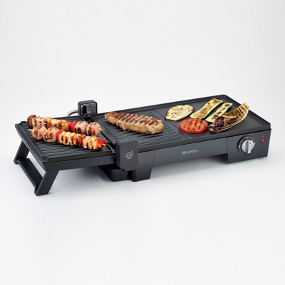 Grill elektrik Ariete 1916, 2400W, 3 në 1, i zi