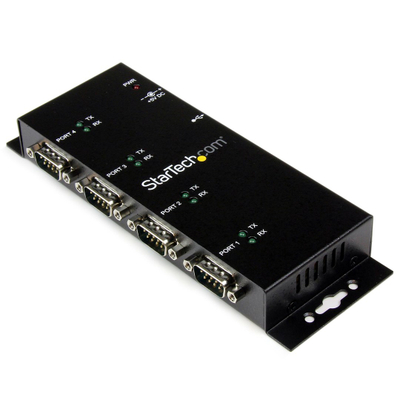 Përshtatës StarTech 4xDB9 në USB-B, RS232, FTDI FT4232HL, metalik