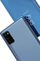 Këllëf flip Huawei Y6P Clear View me mbajtëse, blu