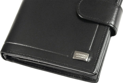 Portofol lëkure për burra Rovicky PC-104-BAR, RFID, i zi