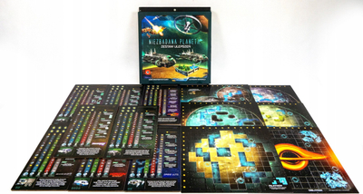Zgjerim loje tavoline Unexplored Planet Upgrade Set, sete korporatash, boarde të reja planetësh, shumëngjyrësh