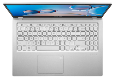 Laptop Asus X515 A516KA, 15.6" FHD, Celeron N4500, 8GB RAM, SSD 512GB, сребрен