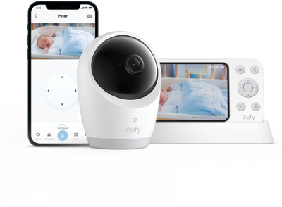 Monitor për bebe ANKER Eufy E21, ekran 5", 4K WLAN, i bardhë
