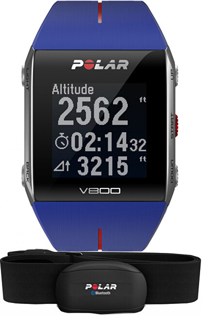 Matës aktiviteti Polar V800 HR, i kaltër