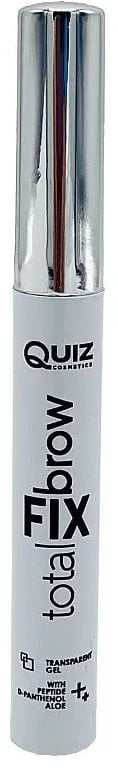 Xhel vetullash Quiz Cosmetics Total Fix, me aloe vera, transparent, 5ml
