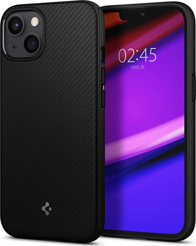 Mbulesë telefoni Spigen ACS03546 Mag Armor për iPhone 13, 6.1", MagSafe, e zezë
