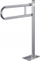 Parmak tualeti Basic i lakuar, inox AISI 304, 600mm, i argjendtë