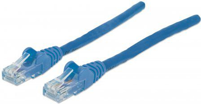 Мрежен кабел Интелинет Cat6, 0.5 m, RJ45, син