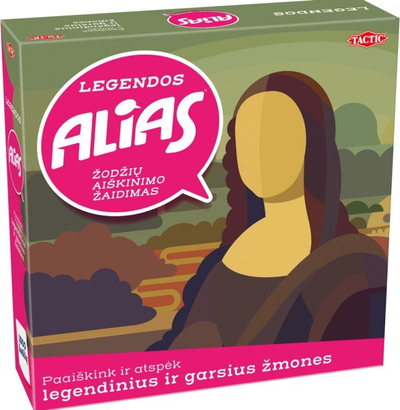 Lojë tavoline Tactic Alias Legends, lojë me fjalë, për familje, shumëngjyrëshe