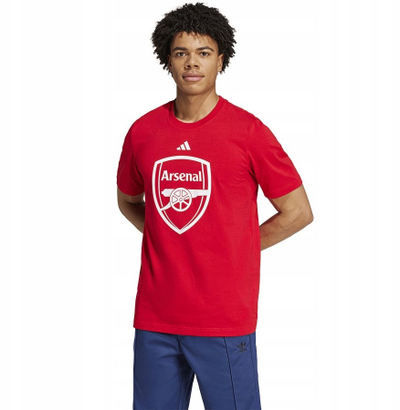 Bluzë Adidas Arsenal DNA GR 2024/25, pambuk, e kuqe