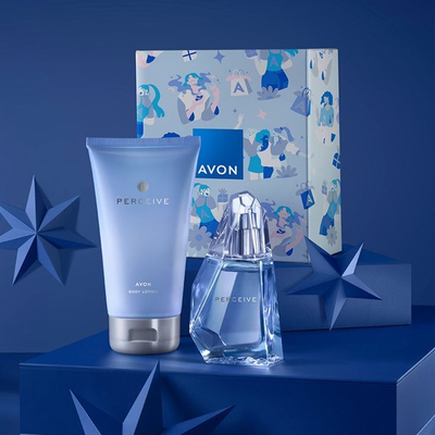 Eau de Parfum Avon Perceive, 50 ml + losion trupi 150 ml