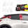 Film mbrojtës PPF Grizz BodyShield, 10‑in‑1, për shtylla Nissan Juke Facelift 2024‑2025, transparent