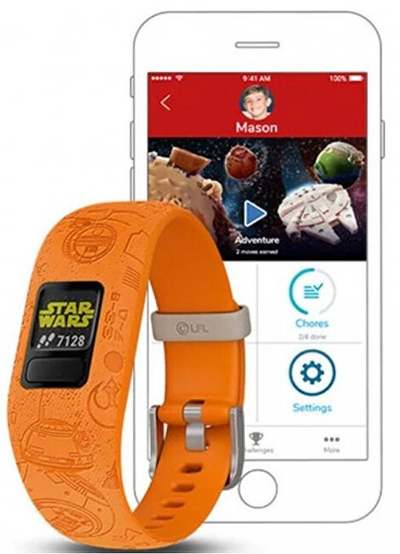 Matës aktiviteti Garmin Vívofit® jr. 2 Light Side Star Wars 010-01909-1A