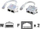 Përshtatës rrjeti RS PRO 2 Port RJ45, Cat5e, i ekranizuar, i bardhë