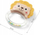 Вртлива играчка Babyono лав, 0m+, без BPA, повеќебојна