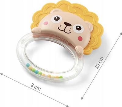 Вртлива играчка Babyono лав, 0m+, без BPA, повеќебојна