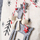 Qese dhuratash Joy, material i fortë, 14.5 cm, gri edhe krem