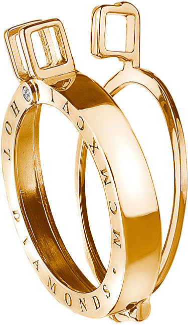 Varëse Hot Diamonds Emozioni Coin Keeper Pendant DP522_DP523, 33 mm