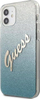 Futrollë për telefon Guess Glitter Gradient Script GUHCP12SPCUGLSBL, për iPhone 12 mini, e fortë, blu