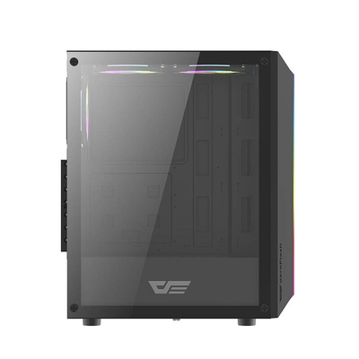 Kuti kompjuteri Darkflash DK151, ATX Mid Tower, ARGB, xham i temperuar, e zezë
