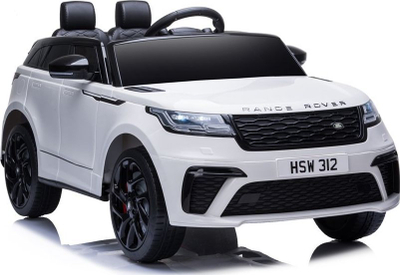 Makine elektrike për kalamaj Range Rover, 12V, me telekomandë, e bardhë