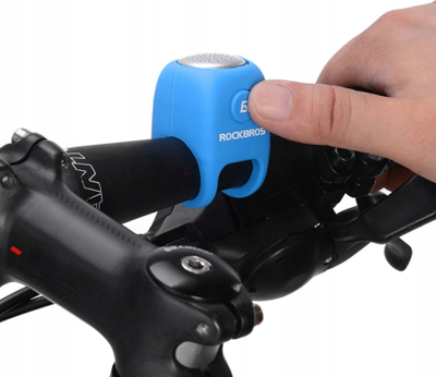 Zile për biçikletë Rockbros CB1709BU, elektronike, 90dB, blu