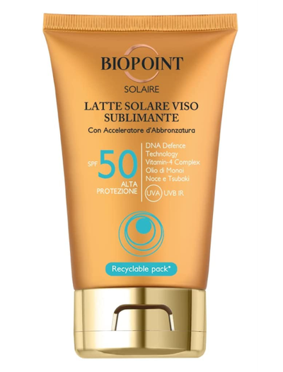 Krem për fytyrë Biopoint, Solaire 50 SPF, 50 ml