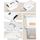 Set kutish plastike Clear, 11.61 x 7.48 x 5.51 inç, me kapak dhe dorezë, 6 copë