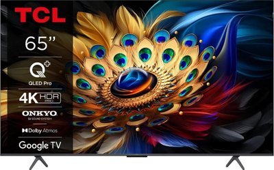 TV TCL 65C655, 65", QLED 4K UHD, Smart Google TV, i zi
