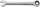 Клуч со тркалезен тресрачки механизам SATA 43604, 8 mm, 140 mm, сребрен
