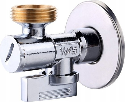 Valvul këndore Smart Duro me filter, 1/2"x3/4", krom