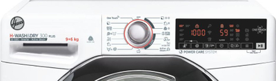 Lavatriçe–tharëse Hoover H3DS596TAMCE/1-S, 9+6kg, 1500rpm, e bardhë