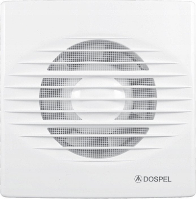 Ventilator banjoje Dospel Zefir DN 100 mm, për mur a tavan, i bardhë