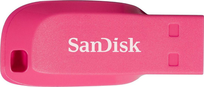 USB SanDisk Cruzer Blade, 32GB, USB 2.0, e zezë me të kuqe