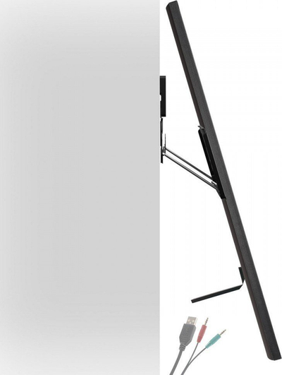Mbajtëse muri për TV Maclean MC-481, 37-80", 75 kg, e zezë