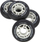Rrota patinash Nils Extreme PU 70x24 mm, fortësi 82A, të zeza matte