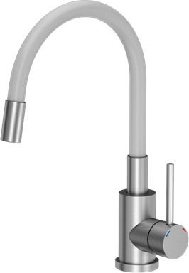 Lavaman Steiner me tub manual dhe rubinetë Maggie, 400 x 350 mm, i bardhë