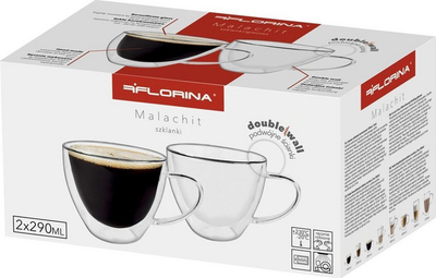 Gotë termale Florina Malachit, 290 ml, 2 copë