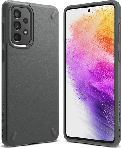 Mbulesë mbrojtëse Ringke Onyx për Samsung Galaxy A73, TPU, rezistente ndaj rënieve, gri
