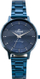 Orë dore G.Rossi Classic Fashionable, mekanizëm quartz, rrip lëkure, blu navy